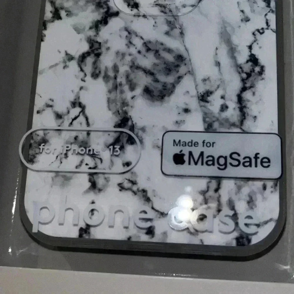 New IPhone 13 White and Gray Phone Case - Picture 2 of 3